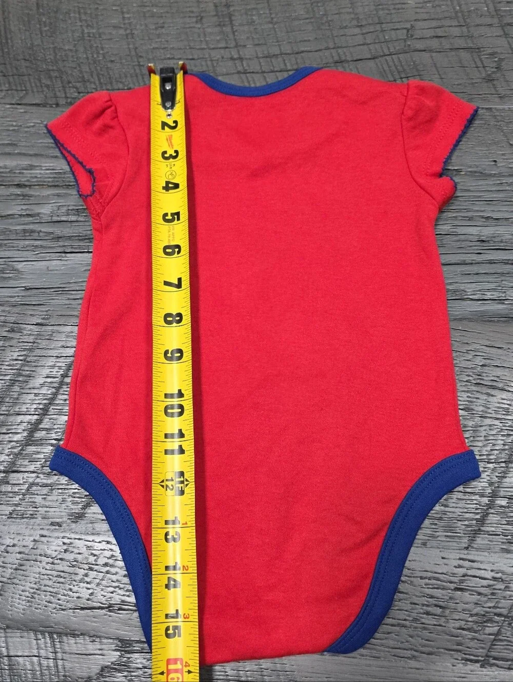 Nwot NHL New York Rangers Red & Blue Infant One-Piece Bodysuit (Sz:12m)